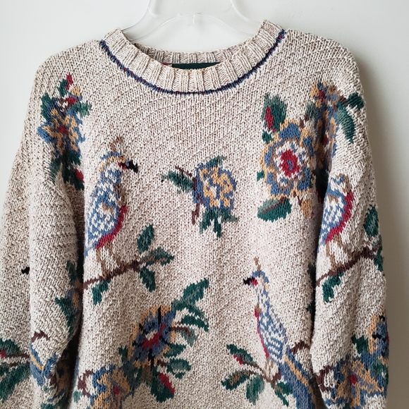Vintage Bushwacker Floral Knit Sweater - Picture 2 of 15